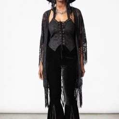 Killstar Women's Stuff Witch Hazel Lace Kimono 18 Killstar Women's Stuff Witch Hazel Lace Kimono