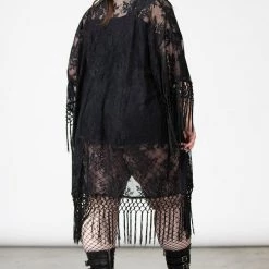 Killstar Women's Stuff Witch Hazel Lace Kimono 14 Killstar Women's Stuff Witch Hazel Lace Kimono
