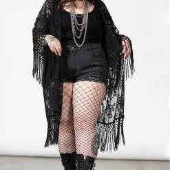 Killstar Women's Stuff Witch Hazel Lace Kimono 13 Killstar Women's Stuff Witch Hazel Lace Kimono