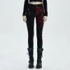 Punk Rave Women's Stuff Punk Blood Dark Denim Women's Pants