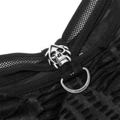 Punk Rave Women's Stuff Grunge Cutout Skull Ripped Tank Top