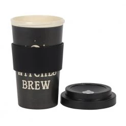 Gothic Gifts Witches Brew Eco Bamboo Travel Mug