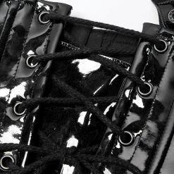Punk Rave Women's Stuff Gothic Patent Leather Corset