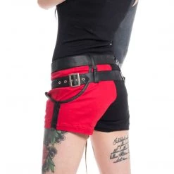 Heartless Asylum Shorts - Black/Red