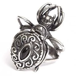 Punk Rave Black Widow Ring