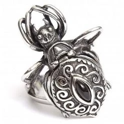 Punk Rave Black Widow Ring