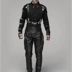 Punk Rave Men's Stuff Deimos Black Shirt