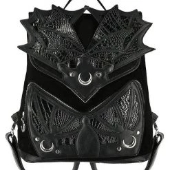 Bloody Rose Boutique store 12 ReStyle Black Phantom Gothic Backpack With Dragon Wings