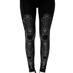 ReStyle Black Gothic Baroque Leggings