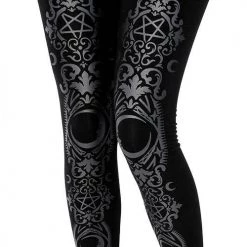 ReStyle Black Gothic Baroque Leggings