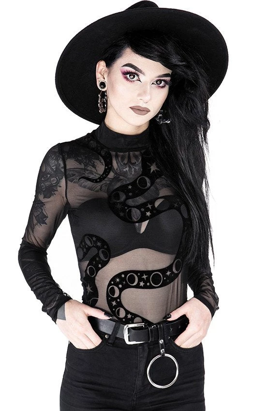 ReStyle Snake Mesh Bodysuit Women's Stuff 12 ReStyle Snake Mesh Bodysuit Women's Stuff