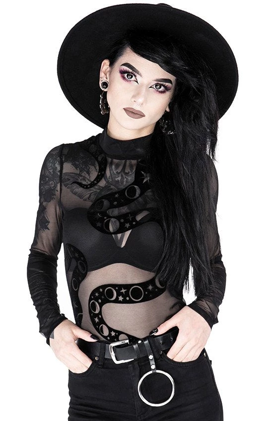 ReStyle Snake Mesh Bodysuit Women's Stuff 3 ReStyle Snake Mesh Bodysuit Women's Stuff
