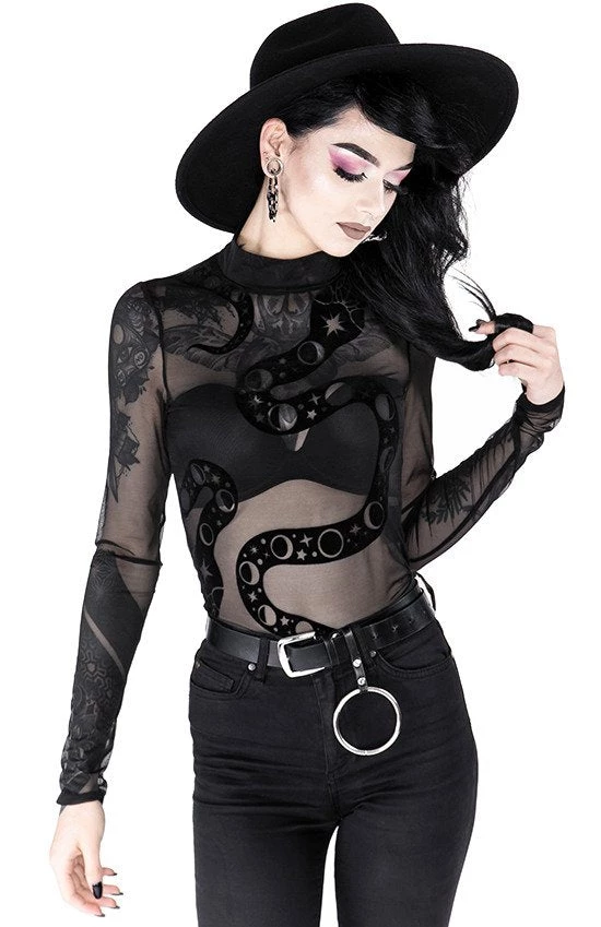 ReStyle Snake Mesh Bodysuit Women's Stuff 7 ReStyle Snake Mesh Bodysuit Women's Stuff