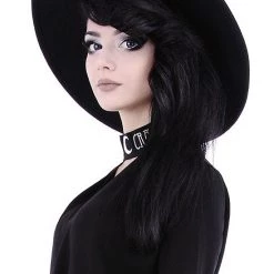 ReStyle Black Gothic Wide Brim Hat Men's Stuff