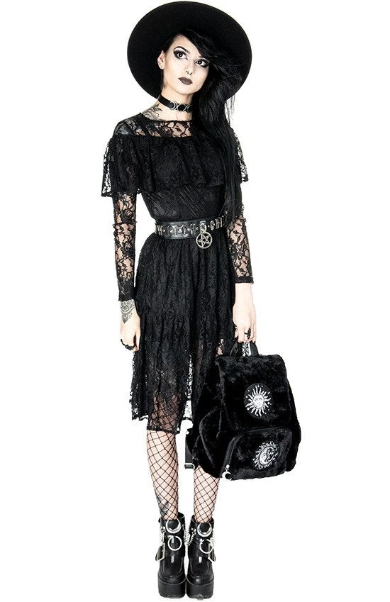 ReStyle Gloomy Prairie Black Lace Gothic Dress 14 ReStyle Gloomy Prairie Black Lace Gothic Dress