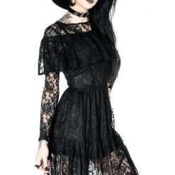 ReStyle Gloomy Prairie Black Lace Gothic Dress 19 ReStyle Gloomy Prairie Black Lace Gothic Dress