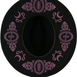 ReStyle Baroque Style Gothic Hat With Burgundy Monogram 22 ReStyle Baroque Style Gothic Hat With Burgundy Monogram