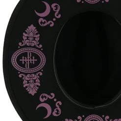 ReStyle Baroque Style Gothic Hat With Burgundy Monogram 23 ReStyle Baroque Style Gothic Hat With Burgundy Monogram