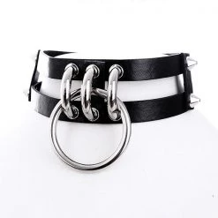 ReStyle Double O-Ring Collar Gothic Choker