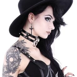 ReStyle Double O-Ring Collar Gothic Choker