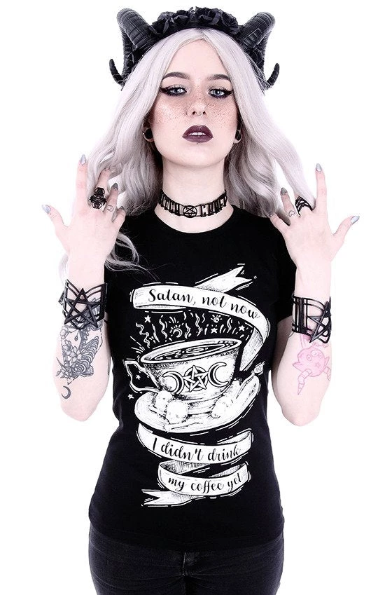 ReStyle Satan Not Now Womens T-Shirt 3 ReStyle Satan Not Now Womens T-Shirt