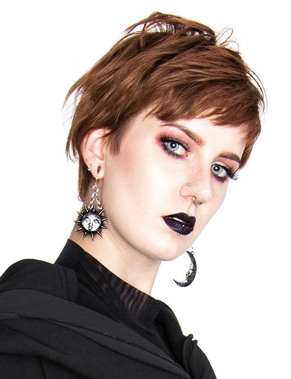 ReStyle Jewelry Moon And Sun Silver Earrings 6 ReStyle Jewelry Moon And Sun Silver Earrings