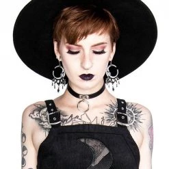 ReStyle Sleepless Nights Silver Moon Earrings Jewelry