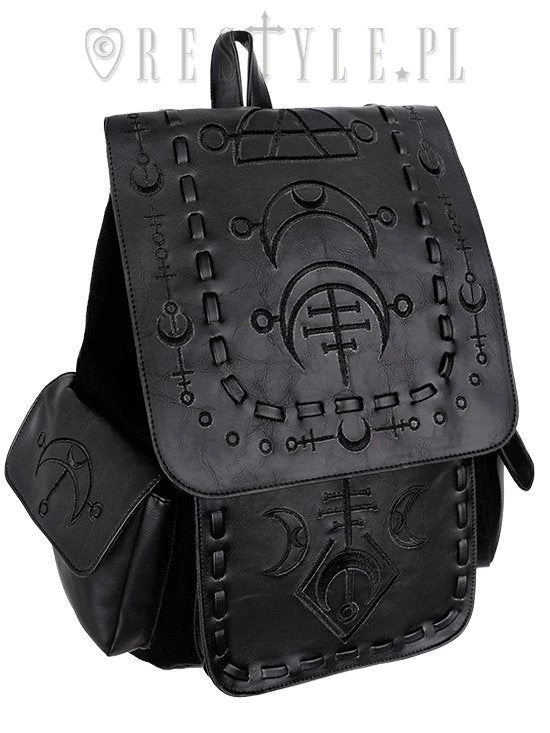 ReStyle Runic Moon Black Backpack 6 ReStyle Runic Moon Black Backpack