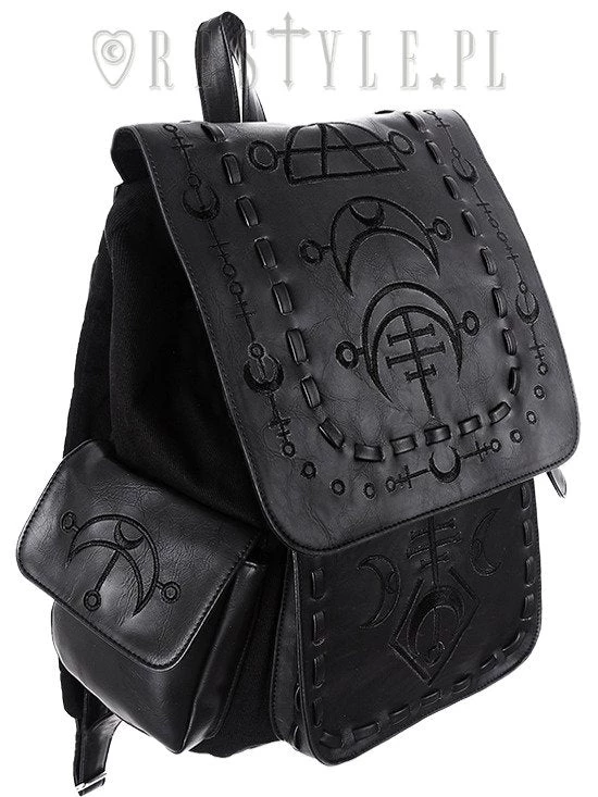 ReStyle Runic Moon Black Backpack 4 ReStyle Runic Moon Black Backpack