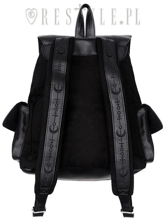 ReStyle Runic Moon Black Backpack 5 ReStyle Runic Moon Black Backpack
