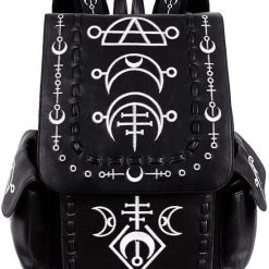 ReStyle Runic Moon Black Backpack - Black And White