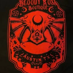 Bloody Rose Boutique Bloody Rose Bat - Red - Unisex T-Shirt Men's Stuff