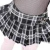 Lip Service World's End Pleated Mini Skirt - B&W Plaid 1 Lip Service World's End Pleated Mini Skirt - B&W Plaid