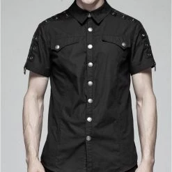 Punk Rave Men's Stuff Marduk Shirt 21 Punk Rave Men's Stuff Marduk Shirt