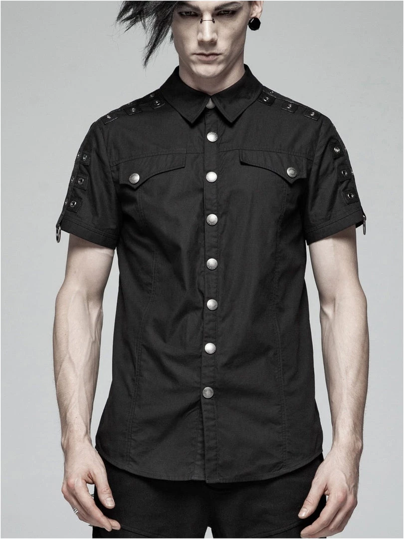 Punk Rave Men's Stuff Marduk Shirt 5 Punk Rave Men's Stuff Marduk Shirt