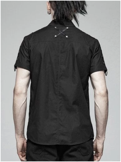 Punk Rave Men's Stuff Marduk Shirt 6 Punk Rave Men's Stuff Marduk Shirt