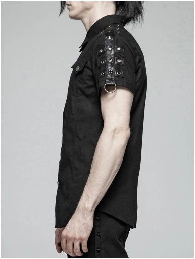 Punk Rave Men's Stuff Marduk Shirt 7 Punk Rave Men's Stuff Marduk Shirt