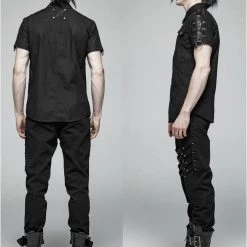 Punk Rave Men's Stuff Marduk Shirt 25 Punk Rave Men's Stuff Marduk Shirt