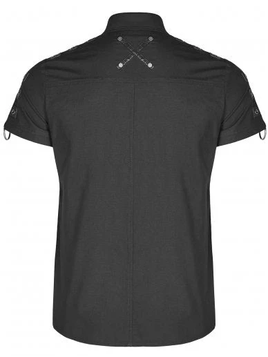 Punk Rave Men's Stuff Marduk Shirt 10 Punk Rave Men's Stuff Marduk Shirt