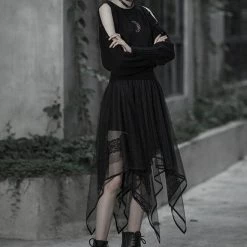 Punk Rave Moon Faerie Skirt