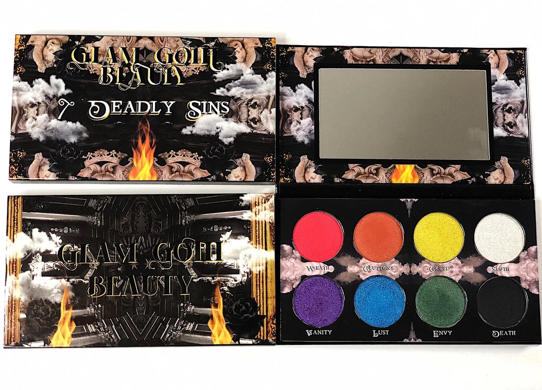 Glam Goth Beauty 7 Deadly Sins Palette 5 Glam Goth Beauty 7 Deadly Sins Palette
