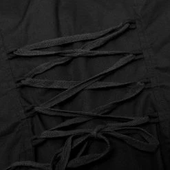 Punk Rave Women's Stuff Punk Plaid Splice Mesh Strappy Shirt