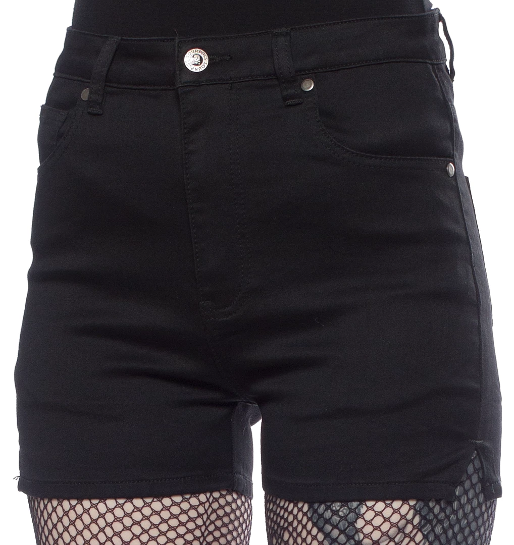 Sourpuss Women's Stuff Essential Shorts - Black 3 Sourpuss Women's Stuff Essential Shorts - Black