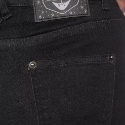 Sourpuss Women's Stuff Essential Stretch Black Denim Jeans 7 Sourpuss Women's Stuff Essential Stretch Black Denim Jeans