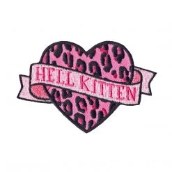 Sourpuss Gift Ideas Hell Kitten Heart Patch
