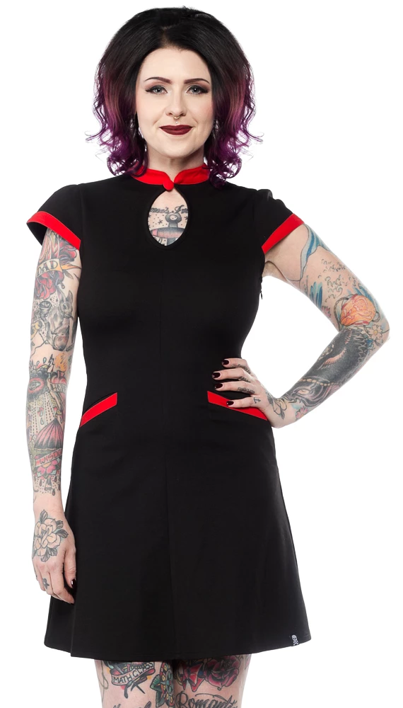 Sourpuss Women's Stuff Secret Agent Dress 3 Sourpuss Women's Stuff Secret Agent Dress