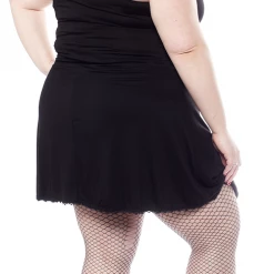 Sourpuss Slip Dress Black