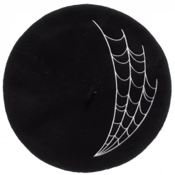 Sourpuss Accessories Spiderweb Beret
