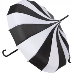 Sourpuss Gift Ideas Black And White Pagoda Umbrella