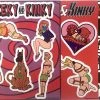Geeky And Kinky Sticker Sheet Set 3-Pack 2 Geeky And Kinky Sticker Sheet Set 3-Pack